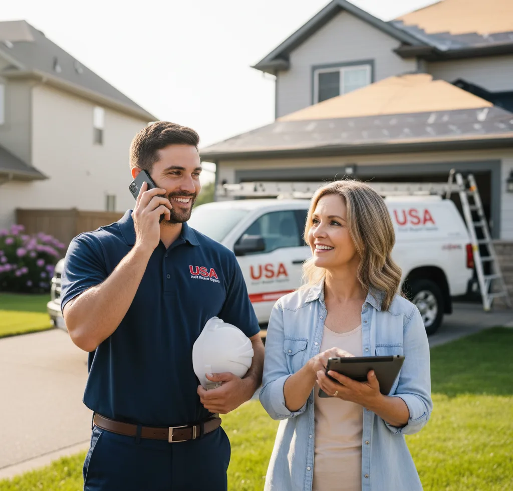 USA Roof Repair Experts customer support in Davison